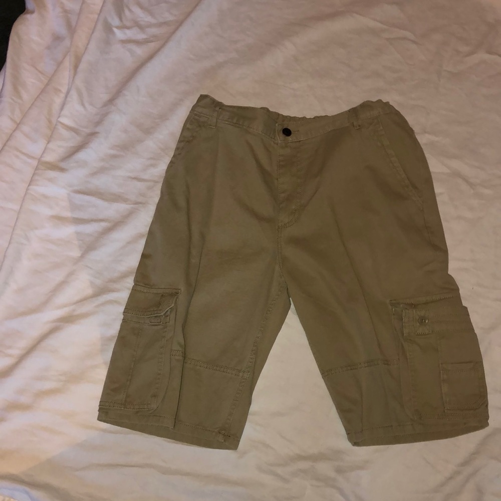 Wrangler Khaki Jean Shorts